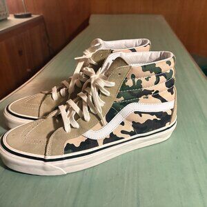MINT Mens Vans Style 38 Sk8-Hi Anaheim Factory OG Camo Shoes Size 11